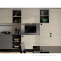 Custom Grey Wood Lacquer Wall RTA Kitchen Cabinet